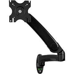 StarTech Single Wall Mount Monitor Arm - Gas-Spring - Full Motion Articulating - For VESA Mount Monitors up to 34" - TV Wall Mount (ARMPIVWALL)