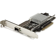 StarTech 10G Network Card ? MM/SM ? 1x Single 10G SPF+ slot ? Intel 82599 Chip ? Gigabit Ethernet Card ? Intel NIC Card (PEX10000SFPI)