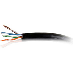 C2G 500ft Cat6 Bulk Ethernet Network Cable Solid UTP Riser CMR Black TAA (56026) C2G 500ft Cat6 Bulk Ethernet Network Cable Solid UTP Riser CMR Black TAA (56026)