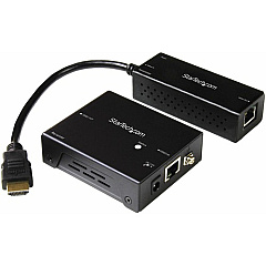 StarTech 4K HDMI Extender with Compact Transmitter - Up to 40 m (130 ft.) - HDBaseT Extender Kit - UHD 4K - ST121HDBTDK