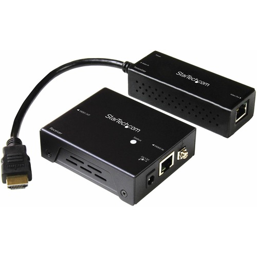 StarTech 4K HDMI Extender with Compact Transmitter - Up to 40 m (130 ft.) - HDBaseT Extender Kit - UHD 4K - ST121HDBTDK