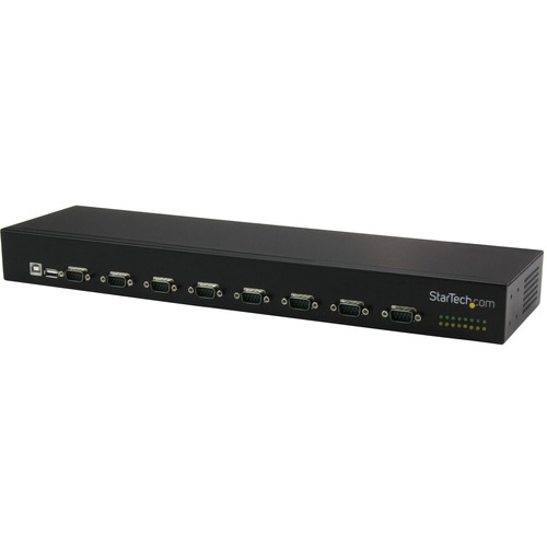 StarTech USB to Serial Hub - 8 Port - COM Port Retention - Rack Mount and Daisy Chainable - FTDI USB to RS232 Hub (ICUSB23208FD)