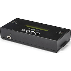 StarTech 1:1 Standalone Hard Drive Duplicator and Eraser for 2.5 / 3.5in SATA and SAS Drives - HDD/SSD Cloner and Eraser for SATA/SAS (SATSASDUPE11)