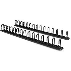 StarTech Vertical Cable Organizer with D-Ring Hooks - Vertical Cable Management Panel - 0U - 6 ft. (CMVER40UD) StarTech Vertical Cable Organizer with D-Ring Hooks - Vertical Cable Management Panel - 0U - 6 ft. (CMVER40UD)