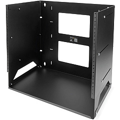 StarTech 8U Wallmount Server Rack with Built-in Shelf - Solid Steel - Adjustable Depth 12in to 18in (WALLSHELF8U) StarTech 8U Wallmount Server Rack with Built-in Shelf - Solid Steel - Adjustable Depth 12in to 18in (WALLSHELF8U)