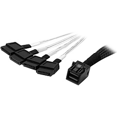 StarTech 1m Internal Mini SAS to SATA Cable - SFF-8643 to 4x SATA (SAS43SAT1M)