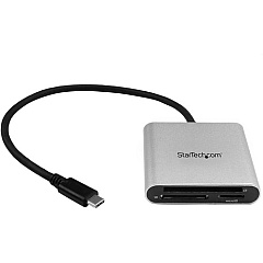 StarTech Star Tech.com USB 3.0 Flash Memory Multi-Card Reader / Writer with USB-C - SD microSD and CompactFlash Card Reader w/ Integrated USB-C Cable (FCREADU3C) StarTech Star Tech.com USB 3.0 Flash Memory Multi-Card Reader / Writer with USB-C - SD microSD and CompactFlash Card Reader w/ Integrated USB-C Cable (FCREADU3C)