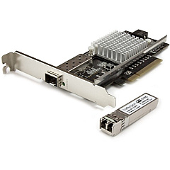 StarTech 10G Network Card ? 1x 10G Open SFP+ Multimode LC Fiber Connector ? Intel 82599 Chip ? Gigabit Ethernet Card (PEX10000SRI)
