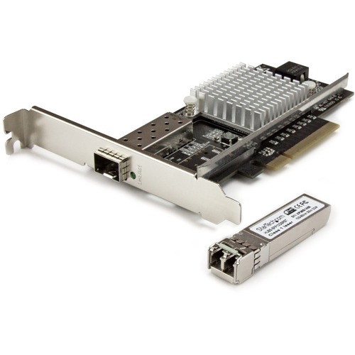 StarTech 10G Network Card ? 1x 10G Open SFP+ Multimode LC Fiber Connector ? Intel 82599 Chip ? Gigabit Ethernet Card (PEX10000SRI)