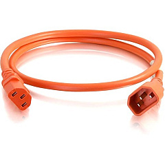 C2G 2ft 14AWG Power Cord (IEC320C14 to IEC320C13) - Orange (17530) C2G 2ft 14AWG Power Cord (IEC320C14 to IEC320C13) - Orange (17530)