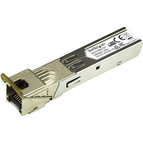 StarTech HPE 453154-B21 Compatible SFP Module - 1000BASE-T - 1GE Gigabit Ethernet SFP SFP to RJ45 Cat6/Cat5e - 100m (453154B21ST)