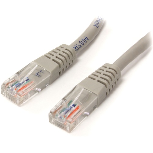 StarTech 7 ft Gray Molded Cat5e UTP Patch Cable (M45PATCH7GR)