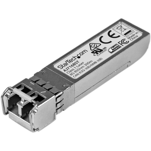 StarTech HPE AJ716B Compatible SFP+ Module - 8G Fiber Channel SW - 8GE Gigiabit Ethernet SFP+ 8GbE Multi Mode Fiber Transceiver - 300m (AJ716BST)