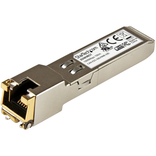 StarTech HPE JD089B Compatible SFP Module - 1000BASE-T - 1GE Gigabit Ethernet SFP SFP to RJ45 Cat6/Cat5e - 100m (JD089BST)