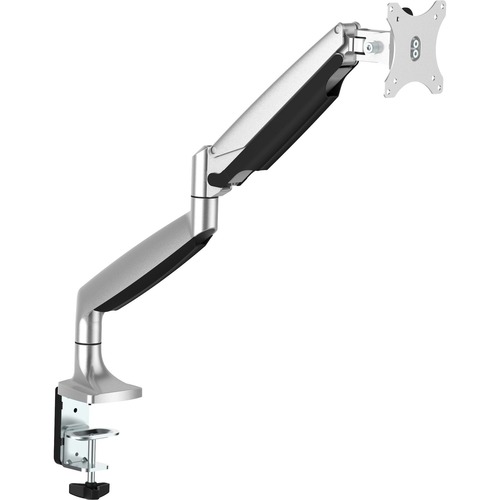 StarTech Single Desk Mount Monitor Arm - Full Motion - Articulating - For VESA Mount Monitors up to 34" - Heavy Duty Aluminum - Silver (ARMPIVOTHD)