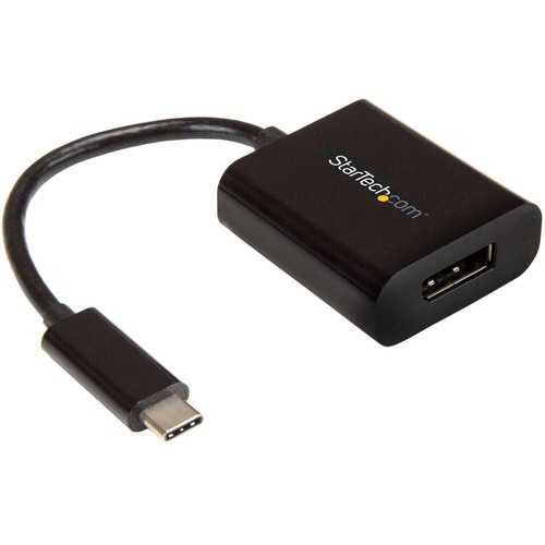 StarTech USB C to DisplayPort Adapter 4K 60Hz - USB Type-C to DP 1.4 Monitor Video Converter (DP Alt Mode) - Thunderbolt 3 Compatible (CDP2DP)