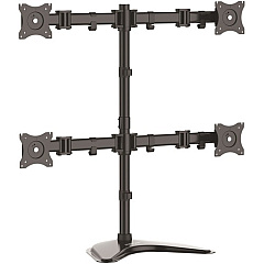 StarTech Quad Monitor Stand - Crossbar - Steel - Monitors up to 27"- Vesa Monitor - Computer Monitor Stand - Monitor Arm (ARMBARQUAD) StarTech Quad Monitor Stand - Crossbar - Steel - Monitors up to 27"- Vesa Monitor - Computer Monitor Stand - Monitor Arm (ARMBARQUAD)