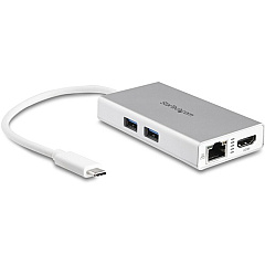 StarTech USB-C Multiport Adapter - USB-C Travel Dock w/ 4K HDMI - 60W PD Pass-Through, GbE, 2x USB-A - Mini USB Type-C Docking Station (DKT30CHPDW) StarTech USB-C Multiport Adapter - USB-C Travel Dock w/ 4K HDMI - 60W PD Pass-Through, GbE, 2x USB-A - Mini USB Type-C Docking Station (DKT30CHPDW)