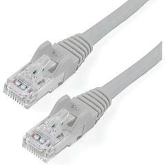 StarTech 6in CAT6 Ethernet Cable - Gray Snagless Gigabit - 100W PoE UTP 650MHz Category 6 Patch Cord UL Certified Wiring/TIA (N6PATCH6INGR) StarTech 6in CAT6 Ethernet Cable - Gray Snagless Gigabit - 100W PoE UTP 650MHz Category 6 Patch Cord UL Certified Wiring/TIA (N6PATCH6INGR)