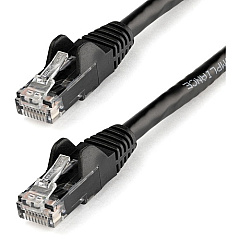 StarTech 9ft CAT6 Ethernet Cable - Black Snagless Gigabit - 100W PoE UTP 650MHz Category 6 Patch Cord UL Certified Wiring/TIA (N6PATCH9BK) StarTech 9ft CAT6 Ethernet Cable - Black Snagless Gigabit - 100W PoE UTP 650MHz Category 6 Patch Cord UL Certified Wiring/TIA (N6PATCH9BK)