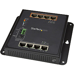 StarTech Industrial 8 Port Gigabit PoE Switch - 4 x PoE+ 30W - Power Over Ethernet GbE Layer/L2 Managed Network Switch -40C to +75C (IES81GPOEW) StarTech Industrial 8 Port Gigabit PoE Switch - 4 x PoE+ 30W - Power Over Ethernet GbE Layer/L2 Managed Network Switch -40C to +75C (IES81GPOEW)