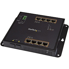 StarTech Industrial 8 Port Gigabit PoE+ Switch w/2 SFP MSA Slots 30W Layer/L2 Switch Managed Ethernet Network Switch IP-30/-40C to 75C (IES101GP2SFW) StarTech Industrial 8 Port Gigabit PoE+ Switch w/2 SFP MSA Slots 30W Layer/L2 Switch Managed Ethernet Network Switch IP-30/-40C to 75C (IES101GP2SFW)
