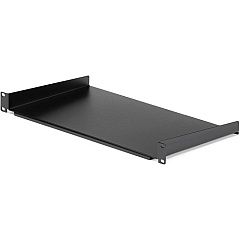 StarTech 1U Server Rack Cabinet Shelf - Fixed 10" Deep Cantilever Rackmount Tray for 19" Data/AV/Network Enclosure w/cage nuts, screws (CABSHELF1U10)