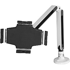 StarTech Desk-Mount Tablet Arm - Articulating - For 9" to 11" Tablets - iPad or Android Tablet Holder - Lockable - Steel - White (ARMTBLTIW) StarTech Desk-Mount Tablet Arm - Articulating - For 9" to 11" Tablets - iPad or Android Tablet Holder - Lockable - Steel - White (ARMTBLTIW)