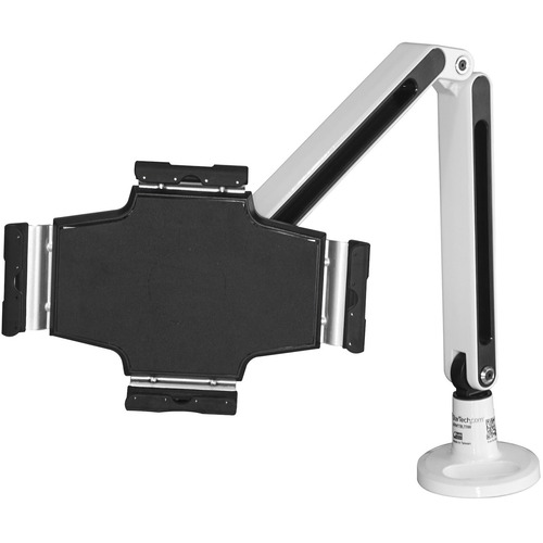 StarTech Desk-Mount Tablet Arm - Articulating - For 9" to 11" Tablets - iPad or Android Tablet Holder - Lockable - Steel - White (ARMTBLTIW)