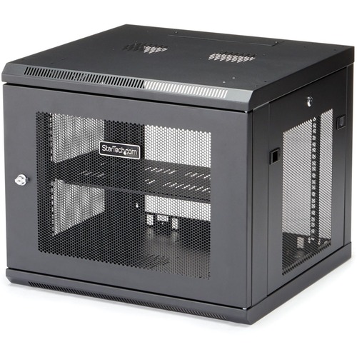 StarTech 9U Wallmount Server Rack Cabinet - Wallmount Network Cabinet - Up to 19 in. Deep (RK920WALM)