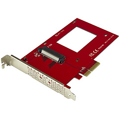 StarTech U.2 to PCIe Adapter for 2.5" U.2 NVMe SSD - SFF-8639 PCIe Adapter - x4 PCI Express 3.0 - NVMe PCIe Adapter - U.2 PCIe Card (PEX4SFF8639)