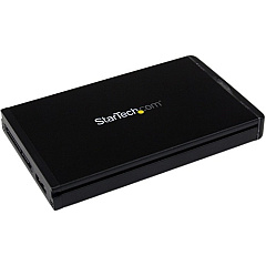 StarTech USB C Hard Drive Enclosure for 2.5" SATA SSD / HDD - USB 3.1 10Gbps Enclosure for S251BU31REM Hot Swap Hard Drive Bay - SATA to USB (S251BU31REMD)
