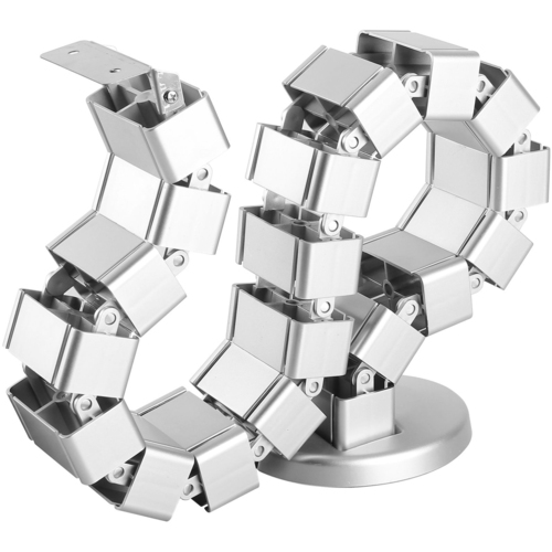 StarTech Cable Management Spine - Adjustable & Flexible Cable Organizer - With Four Cable Channels and Weighted Base Plate (CMVBMOD)