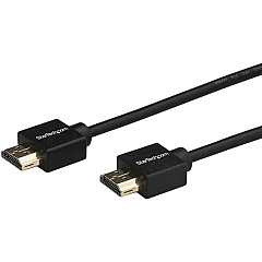 StarTech 6.6ft 2m HDMI 2.0 Cable, 4K 60Hz Long Premium Certified High Speed HDMI Cable with Ethernet, Ultra HD HDMI Cable Male to Male (HDMM2MLP)