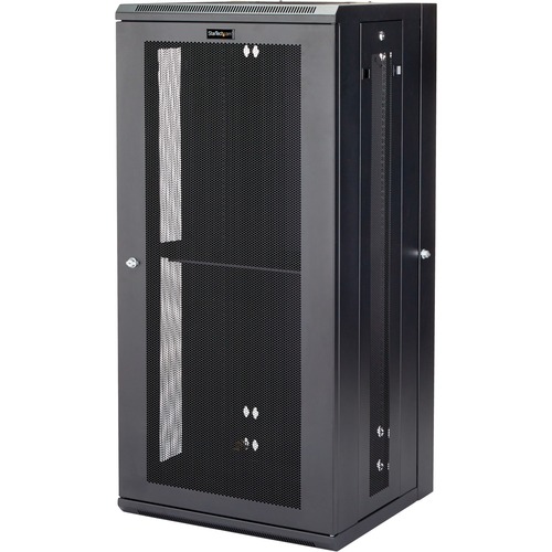 StarTech 26U 19" Wall Mount Network Cabinet - 16" Deep Hinged Locking Flexible IT Data Equipment Rack Vented Switch Enclosure w/Shelf (RK2620WALHM)