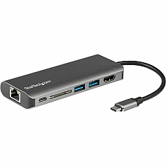 StarTech.com USB C Multiport Adapter - Portable USB Type-C Travel Dock - 4K HDMI, 2-pt USB Hub, SD, GbE, 60W PD Pass-Through - Laptop Dock (DKT30CSDHPD) StarTech.com USB C Multiport Adapter - Portable USB Type-C Travel Dock - 4K HDMI, 2-pt USB Hub, SD, GbE, 60W PD Pass-Through - Laptop Dock (DKT30CSDHPD)