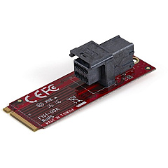 StarTech U.2 to M.2 Adapter for U.2 NVMe SSD - M.2 PCIe x4 Host Interface - U.2 SSD SFF-8643 Adapter - M2 PCIe Adapter - U.2 Drive Adapter (M2E4SFF8643)