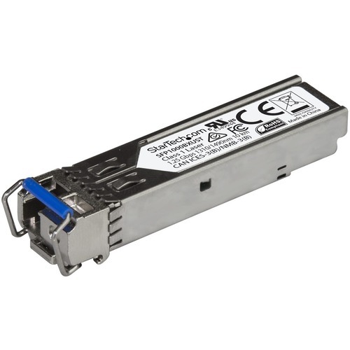 StarTech MSA Uncoded SFP Transceiver Module - 1000BASE-BX - 1GbE Gigabit Ethernet BiDi Fiber (SMF) (SFP1000BXUST)