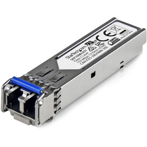StarTech MSA Uncoded SFP Module - 100BASE-LX - 100Mb Ethernet SFP 100MbE Single Mode Fiber (SMF) Optic Transceiver Module - 10km DDM (SFP100BLXST)