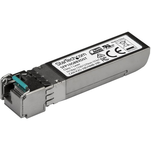 StarTech MSA Uncoded SFP+ Transceiver Module - 10GBASE-BX - 10 GbE Gigabit Ethernet BiDi Fiber (SMF) (SFP10GBBXDST)