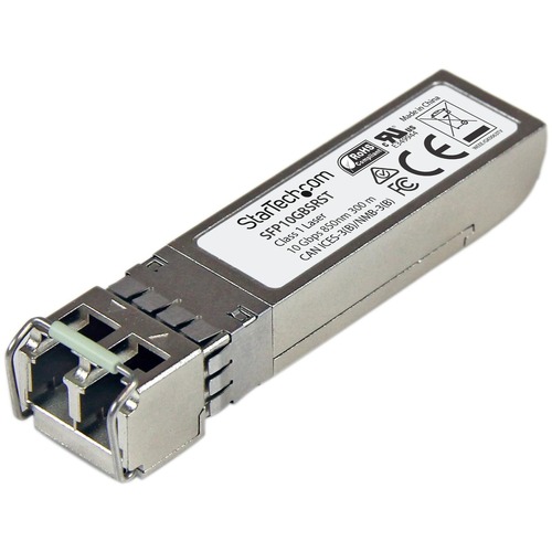 StarTech MSA Uncoded SFP+ Module - 10GBASE-SR - 10GE Gigabit Ethernet SFP+ 10GbE Multi Mode Fiber (MMF) Optic Transceiver - 300m DDM (SFP10GBSRST)