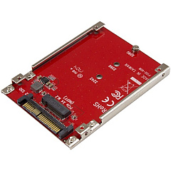 StarTech M.2 to U.2 Adapter - M.2 Drive to U.2 (SFF-8639) Host Adapter for M.2 PCIe NVMe SSDs - M.2 Drive Adapter - M.2 PCIe SSD Adapter (U2M2E125)