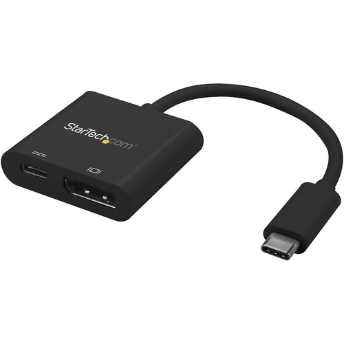 StarTech USB C to DisplayPort Adapter with 60W Power Delivery Pass-Through - 4K 60Hz USB Type-C to DP 1.2 Video Converter w/ Charging (CDP2DPUCP)