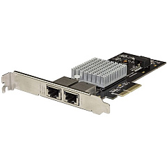 StarTech Dual Port 10G PCIe Network Adapter Card - Intel-X550AT 10GBASE-T PCI Express 10GbE Multi Gigabit Ethernet 5 Speed NIC 2port (ST10GPEXNDPI)