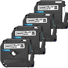 Brother P-touch Nonlaminated M Series Tape Cartridge (M231BD)