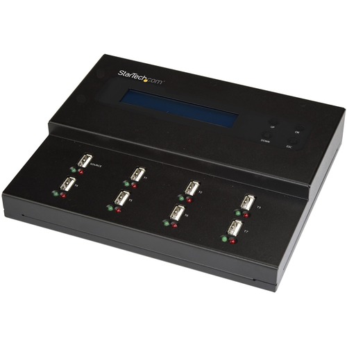 StarTech 1:7 Standalone USB Duplicator and Eraser - for USB Flash Drives - Flash Drive Duplicator - USB Copier - USB Thumb Drive Duplicator (USBDUPE17)