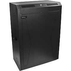 StarTech 8U 19" Vertical Wall Mount Server Rack Cabinet Enclosure - Low Profile (15") - 30" Deep Locking w/2U for Network IT Equipment (RK830WALVS)