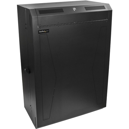 StarTech 8U 19" Vertical Wall Mount Server Rack Cabinet Enclosure - Low Profile (15") - 30" Deep Locking w/2U for Network IT Equipment (RK830WALVS)