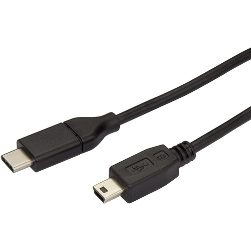StarTech 2m 6 ft USB C to Mini USB Cable - M/M - USB 2.0 - USB C to USB Mini - USB Type C to Mini USB - Mini USB to USB C Cable (USB2CMB2M)