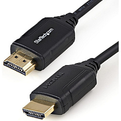 StarTech 1.6ft/50cm Premium Certified HDMI 2.0 Cable with Ethernet, High Speed Ultra HD 4K 60Hz HDMI Cable HDR10 UHD HDMI Monitor Cord (HDMM50CMP)